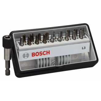 Bosch Schrauberbit-Set Robust Line L Extra-Hart, 18 + 1-teilig, 25 mm, Sicherh.-Beschreibung lesen