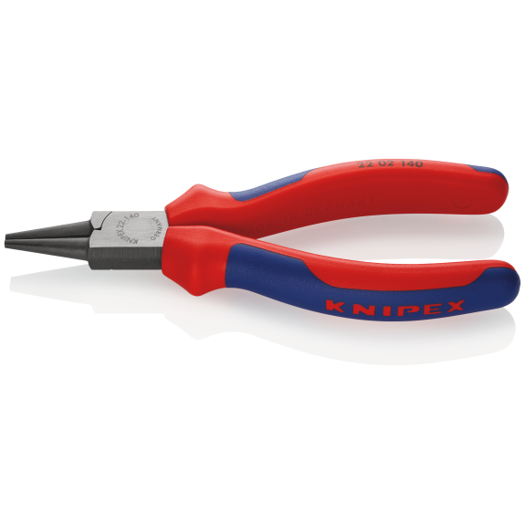 Rundzange poliert mit Mehrkomponenten-Griffen 140mm KNIPEX-Beschreibung lesen
