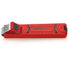 KNIPEX 16 20 16 SB Abmantelungswerkzeug mit Schleppklinge schlagfestes Kunststoffgehäuse 130 mm