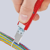 KNIPEX 16 20 16 SB Abmantelungswerkzeug mit Schleppklinge schlagfestes Kunststoffgehäuse 130 mm