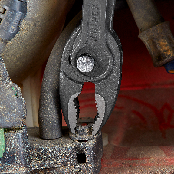 KNIPEX 82 01 200 SB TwinGrip Frontgreifzange mit rutschhemmendem Kunststoff überzogen schwarz atramentiert 200 mm-Beschreibung lesen