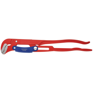 KNIPEX 83 60 020 Rohrzange S-Maul mit Schnelleinstellung rot pulverbeschichtet 560 mm-Beschreibung lesen
