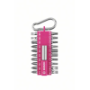 Bosch 21-teiliges Schrauberbit-Set mit Snap-hook (pink)  Ausstellerversion