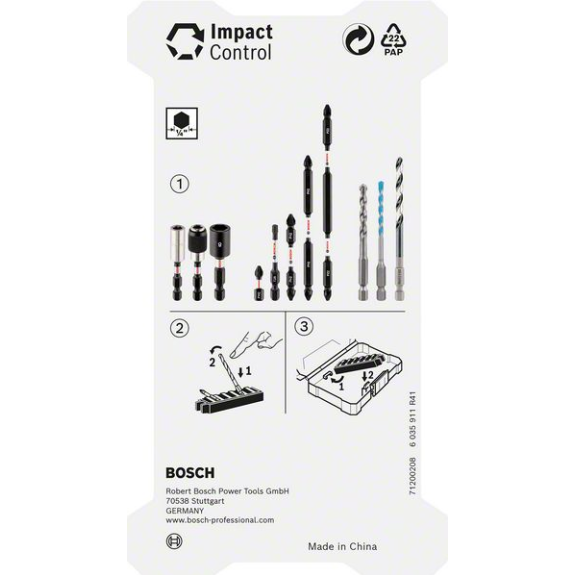 Bosch Impact Control MultiConstruction und Schrauberbit-Set, 35-tlg.-Beschreibung lesen