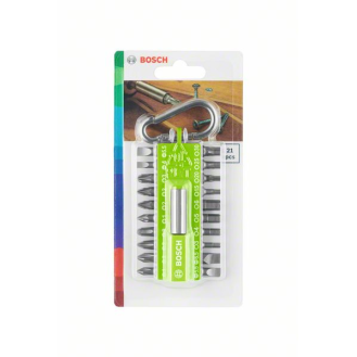 Bosch 21-teiliges Schrauberbit-Set mit Snap-hook, Hellgrn-Beschreibung lesen