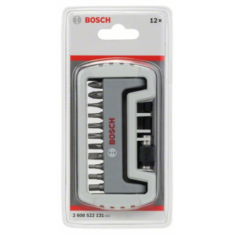 Bosch 11-tlg. Schrauberbit-Set inklusive Bithalter, PH, PZ, T, S, HEX, 25 mm-Beschreibung lesen