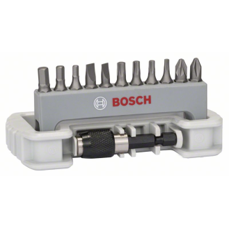 Bosch 11-tlg. Schrauberbit-Set inklusive Bithalter, PH, PZ, T, S, HEX, 25 mm-Beschreibung lesen