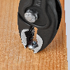 KNIPEX 82 02 200 SB TwinGrip Frontgreifzange mit Mehrkomponenten-Hüllen schwarz atramentiert 200 mm