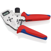 KNIPEX 97 52 63 DG Vierdornpresszange für gedrehte Kontakte mit Mehrkomponenten-Hüllen verchromt 195 mm