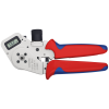 KNIPEX 97 52 63 DG Vierdornpresszange für gedrehte Kontakte mit Mehrkomponenten-Hüllen verchromt 195 mm