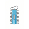 Bosch 21-teiliges Schrauberbit-Set mit Snap-hook (hellblau)  Ausstellerversion
