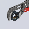 KNIPEX 83 61 015 Rohrzange S-Maul mit Schnelleinstellung mit Kunststoff überzogen grau pulverbeschichtet 420 mm