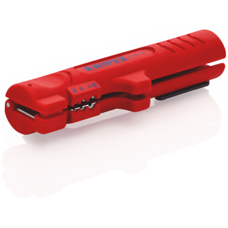 KNIPEX 16 64 125 SB Abmantelungswerkzeug für Flach- und Rundkabel  125 mm-Beschreibung lesen