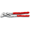 KNIPEX 86 03 250 SB Zangenschlüssel Zange und Schraubenschlüssel in einem Werkzeug mit Kunststoff überzogen verchromt 250 mm (SB-Karte/Blister)