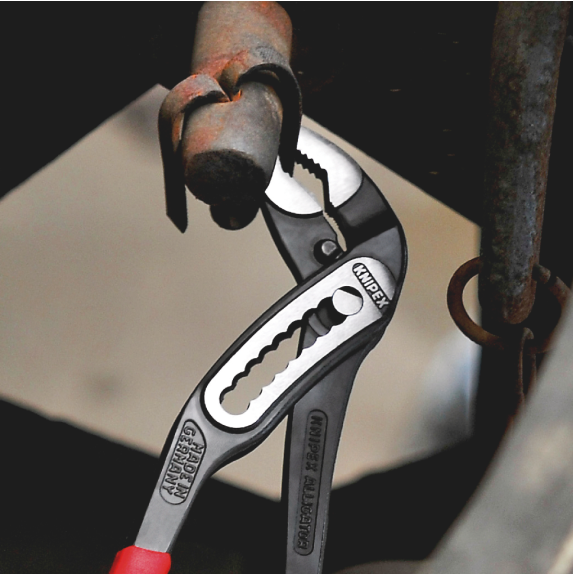 KNIPEX 88 01 250 SB Alligator Wasserpumpenzange mit rutschhemmendem Kunststoff überzogen schwarz atramentiert 250 mm (SB-Karte/Blister)-Beschreibung lesen
