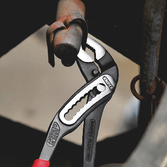 KNIPEX 88 01 250 SB Alligator Wasserpumpenzange mit rutschhemmendem Kunststoff überzogen schwarz atramentiert 250 mm (SB-Karte/Blister)-Beschreibung lesen