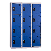 Vestiaires 4 cases x 3 colonnes - En kit - Bleu - Largeur 90cm