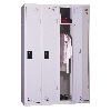 Vestiaire en kit pour industrie propre, 4 colonnes, largeur 120 cm