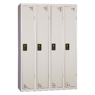 Vestiaire industrie propre - En kit - Gris - 4 colonnes - Largeur 120cm-Lire la description