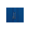 Vestiaire industrie propre - En kit - Bleu - 4 colonnes - Largeur 120cm