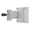 AXIS T91R61 WALL MOUNT, Wandarm, neigbar, für AXIS D2110-VE, inkl. Anschlussdose und Kabelschlauch, weiß