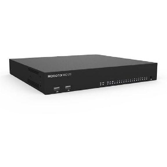 Mobotix MOVE NVR 16-Kanal PoE, Mobotix MOVE NVR 16-Kanal PoE   NVR Features: mit PoE-Switch (Stromversorgung für Kamera-Beschreibung lesen