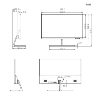 Dahua - LM24-B200S-B3-V - 23,8" Full-HD Monitor, - 60,45cm ( 23,8" ) Diagonale - Full HD 1920x1080 / 100Hz - Video Eing-Beschreibung lesen