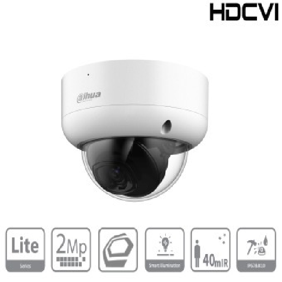 Dahua - HAC-HDBW1200EAP-0280B-S6 - HDCVI - Dome, - 2 MP - 2,8mm fix Objektiv - Max. 25fps@1080P - Max.IR Reichweite~40m-Beschreibung lesen