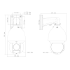 IP PTZ Kamera 4MP mit Starlight- und WizSense-Technologie