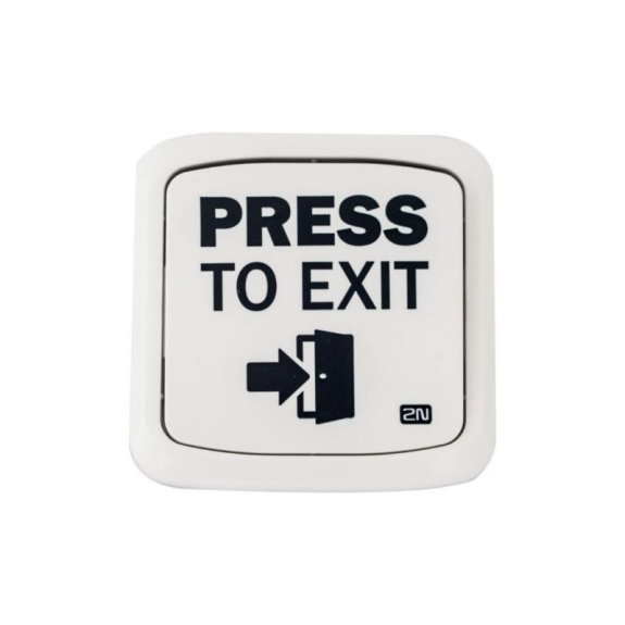 2N IP Vario/Force Exit Button, Taster zum Öffnen der Tür von innen, Anschluss an Logik Eingang, Wandeinbauversion-Beschreibung lesen
