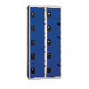 Vestiaires 5 cases x 2 colonnes - En kit - Bleu - Largeur 60cm