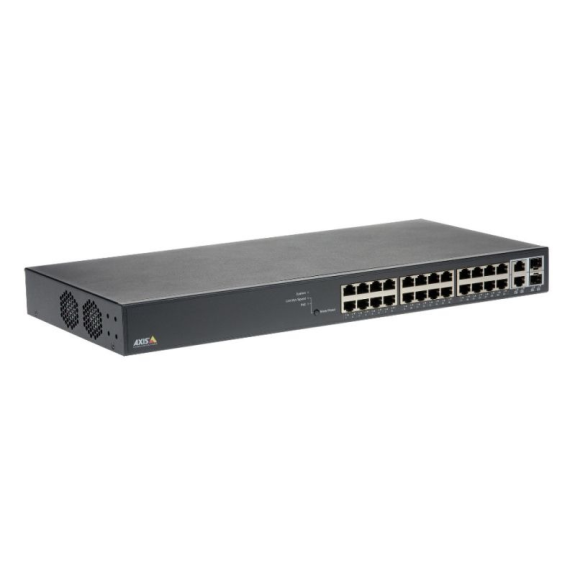 Switch Netzwerk AXIS T8524 POE+, Gigabit, 24 PoE+ Ports, 2x SFP/RJ45, 370W, 19 Zoll, 1HE-Beschreibung lesen