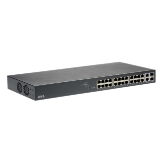 Switch Netzwerk AXIS T8524 POE+, Gigabit, 24 PoE+ Ports, 2x SFP/RJ45, 370W, 19 Zoll, 1HE-Beschreibung lesen