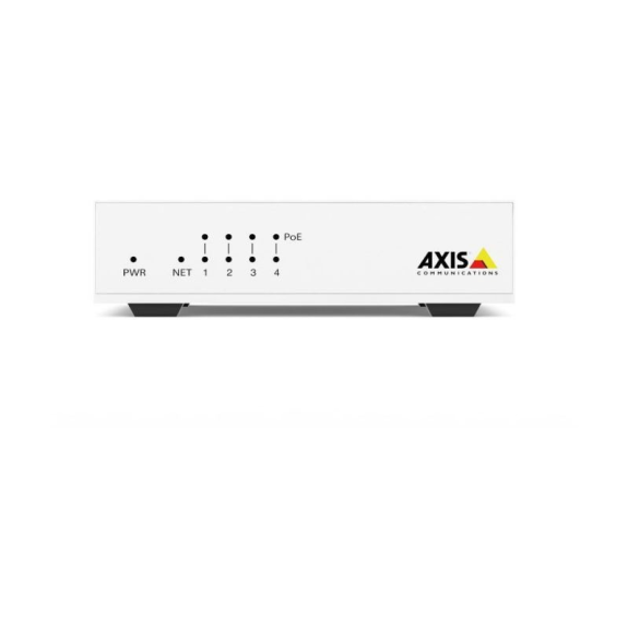 AXIS D8004 UNMANAGED POE SWITCH, Fast Ethernet Switch, Layer2, 4 Ports mit PoE+, 1 Uplink, 60W PoE Budget AXIS D8004 UNMANAGED POE SWITCH, Fast Ethernet Switch, Layer2, 4 Ports mit PoE+, 1 Uplink, 60W PoE Budget-Beschreibung lesen