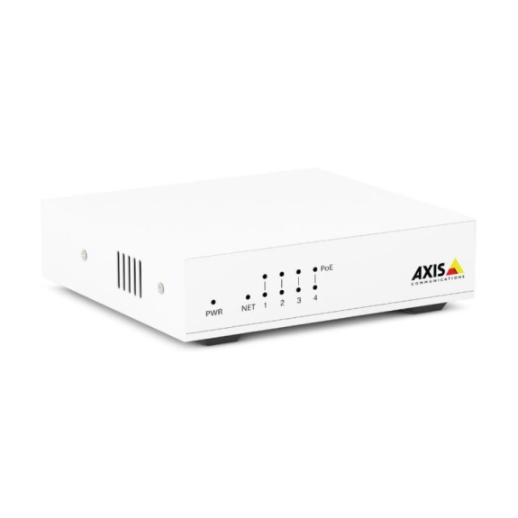 AXIS D8004 UNMANAGED POE SWITCH, Fast Ethernet Switch, Layer2, 4 Ports mit PoE+, 1 Uplink, 60W PoE Budget AXIS D8004 UNMANAGED POE SWITCH, Fast Ethernet Switch, Layer2, 4 Ports mit PoE+, 1 Uplink, 60W PoE Budget-Beschreibung lesen