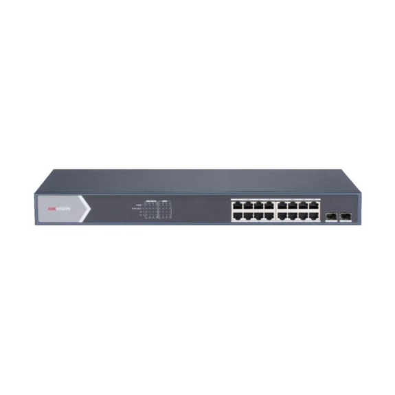 Intelligenter verwalteter Ethernet-Switch 16x RJ45, 2x SFP, PoE 225W, 230VAC-Beschreibung lesen