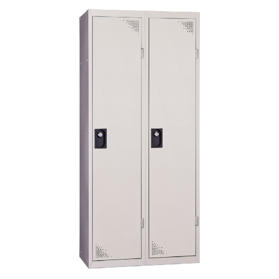 Vestiaire industrie salissante - En kit - Gris - 2 colonnes - Largeur 80cm-Lire la description