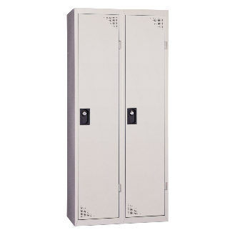 Vestiaire industrie salissante - En kit - Gris - 2 colonnes - Largeur 80cm-Lire la description