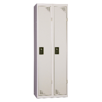 Vestiaire industrie propre - En kit - Gris - 2 colonnes - Largeur 60cm-Lire la description