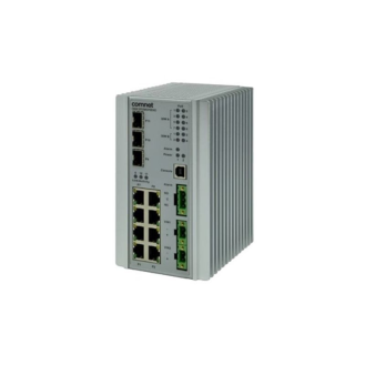Switch Ethernet Managed CNGE3FE8MSPOE, 8x RJ45, 3x SFP, DIN-Rail, 30W PoE+, 2,5Gbit Uplink-Beschreibung lesen