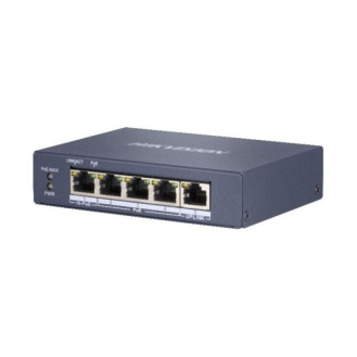 DS-3E0505HP-E(O-STD) Hikvision, Ethernet Switch, unmanaged, 5x RJ45, PoE 60W, 48VDC-Beschreibung lesen