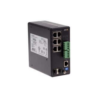 Industrieller PoE-Switch AXIS T8504-R, Gigabit, 4 PoE+ Ports 60W, SFP Uplink, 240W PoE Budget-Beschreibung lesen