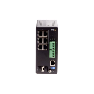 Industrieller PoE-Switch AXIS T8504-R, Gigabit, 4 PoE+ Ports 60W, SFP Uplink, 240W PoE Budget-Beschreibung lesen