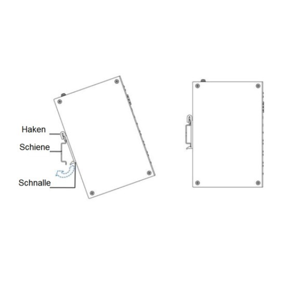 Switch 10 Ports ePoE mit 8x PoE Ethernet und 1x SFP-Beschreibung lesen