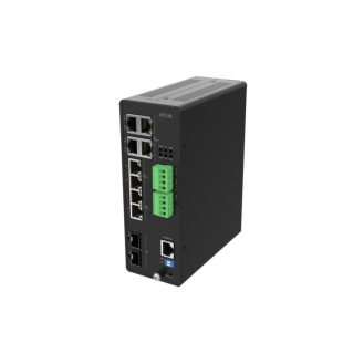 Industrieller PoE++ Switch AXIS D8208-R, 8xPoE++ (480W), 2xSFP+-Beschreibung lesen