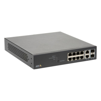 Netzwerk-Switch AXIS T8508 PoE+, Gigabit, 8 PoE+ Ports, 2x SFP/RJ45, 130W PoE, 1HE-Beschreibung lesen