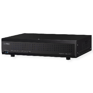 WJ-NU301KG i-PRO, i-PRO WJ-NU301 NVR, 16 Kamerakanäle, 16x 100Mbps (POE), 1x 1.000 Mpbs-Beschreibung lesen