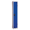 Vestiaire industrie propre - Monobloc - Bleu - 1 colonne - Largeur 30cm