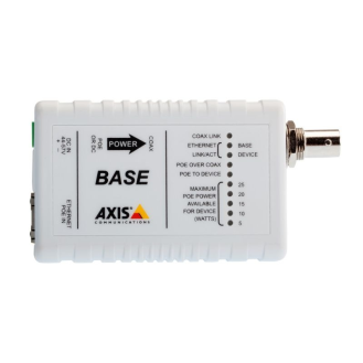 Medienkonverter AXIS T8641 POE+ über Koax Base Einheit-Beschreibung lesen