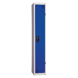 Vestiaire industrie propre - En kit - Bleu - 1 colonne - Largeur 30cm-Lire la description